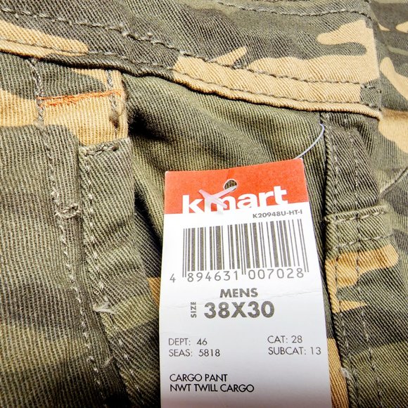 North West Territory Camo Cargo Hunting‎ Pants 38x30 - NWT - Picture 7 of 7